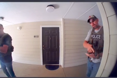 Woman and newborn baby ‘saved by her Ring cam’ as heavily armed marshals raid wrong home