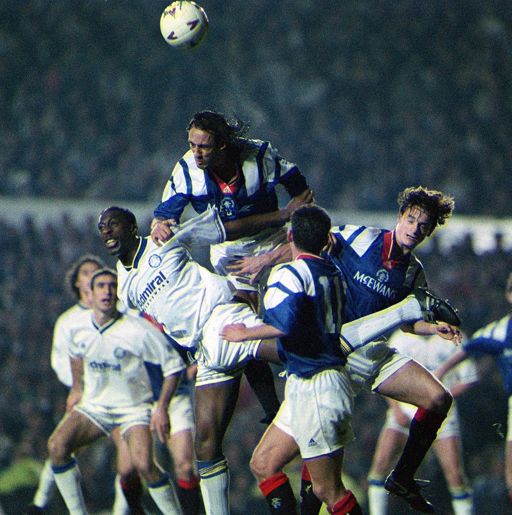 Mark Hateley, top, scored in a Champions League upset (Malcolm Croft/PA)