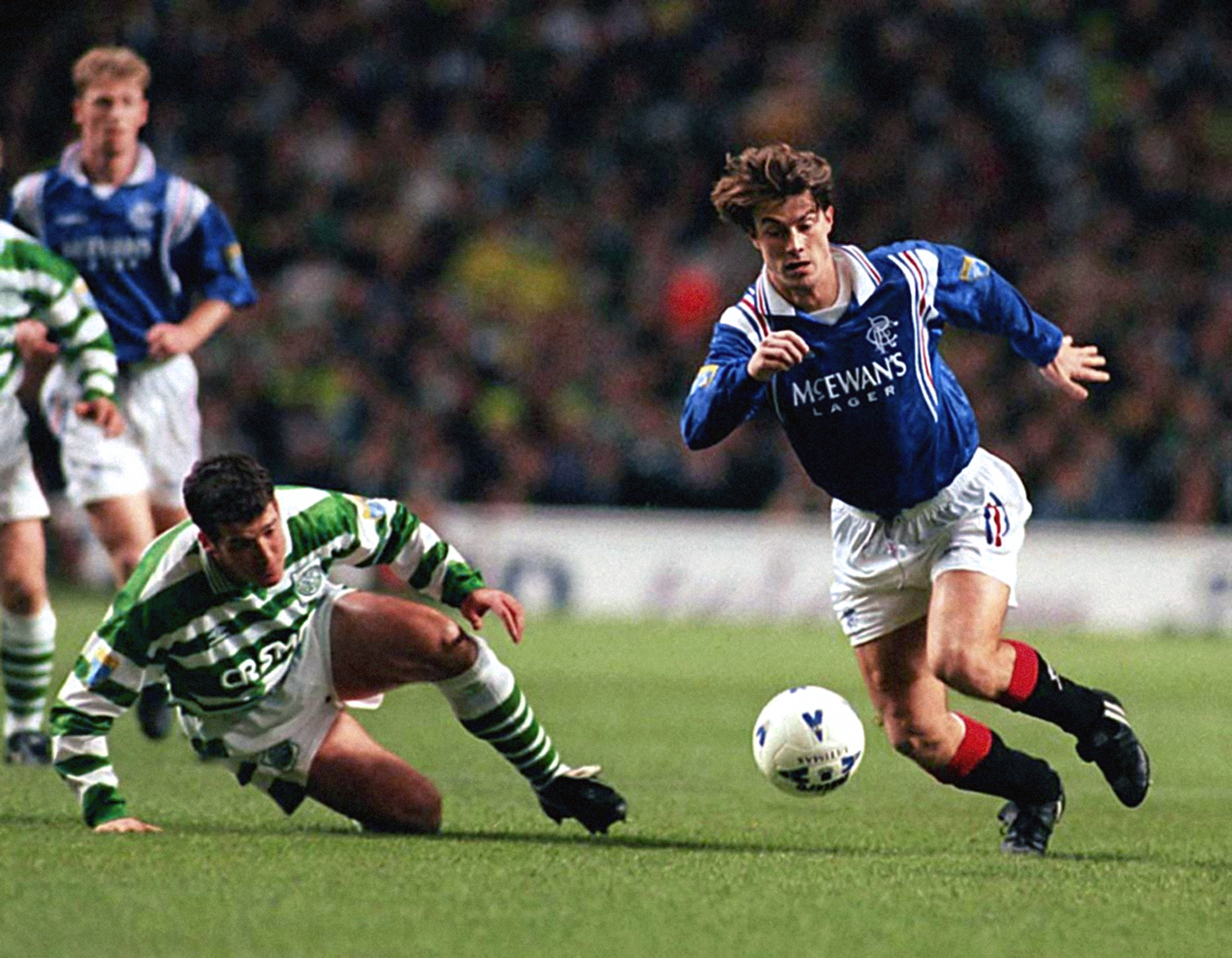 Brian Laudrup, right, was one of Walter Smith’s best signings for Rangers