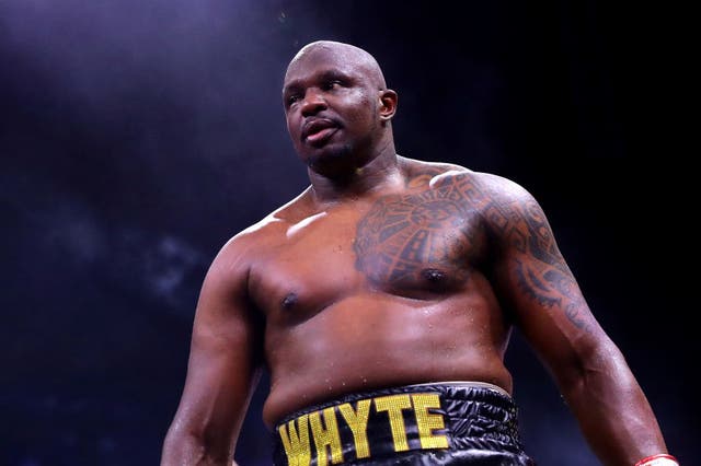 <p>Whyte is now eyeing a clash against Fury in the early part of 2022</p>