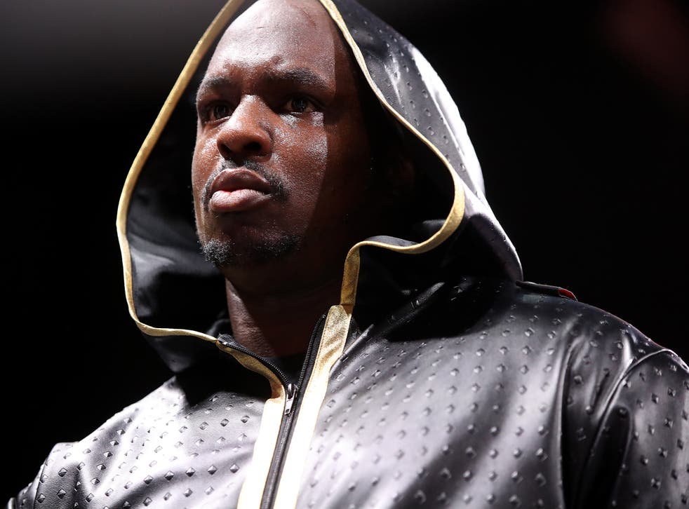 Dillian Whyte had to withdraw from Saturday’s bout (Nick Potts/PA)
