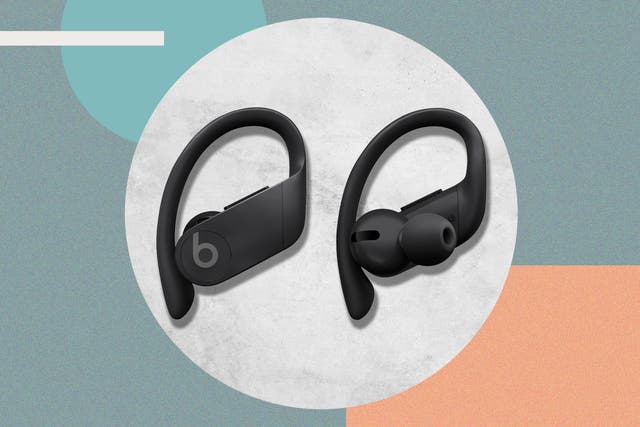 <p>In black, the earphones look positively understated for a Beats device </p>