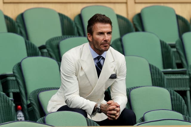 <p>Beckham has taken up a role as an ambassador for the World Cup in Qatar</p>