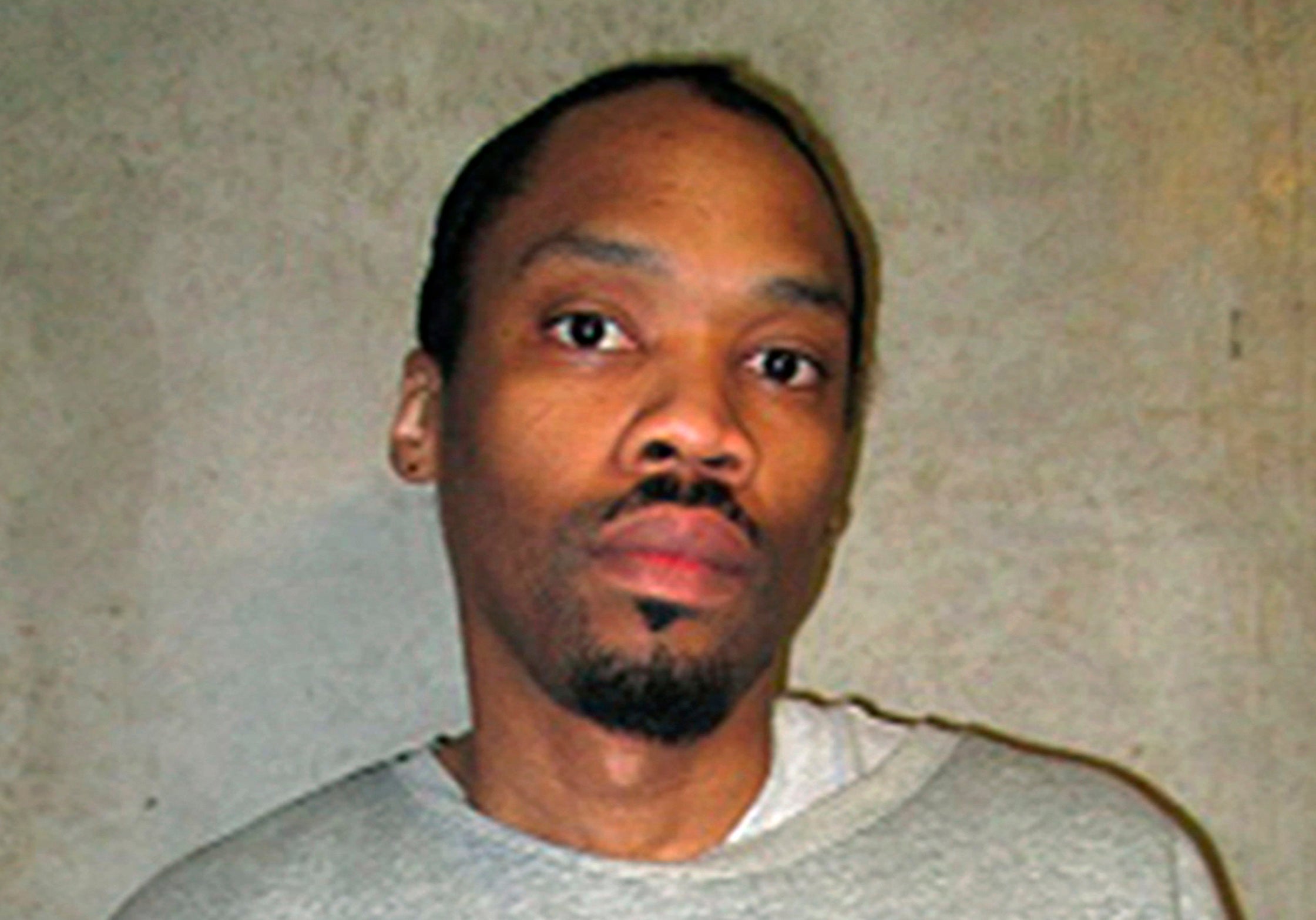This Feb. 5, 2018, file photo provided by the Oklahoma Department of Corrections shows Julius Jones. On Monday, Oct. 25, 2021, a federal judge in Oklahoma said the state can move forward with scheduled lethal injections for five death row inmates, including Jones whose case and death sentence has drawn international attention. Attorneys for the inmates have promised to appeal the judge's ruling.