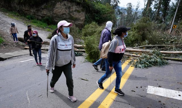 ECUADOR-HUELGA