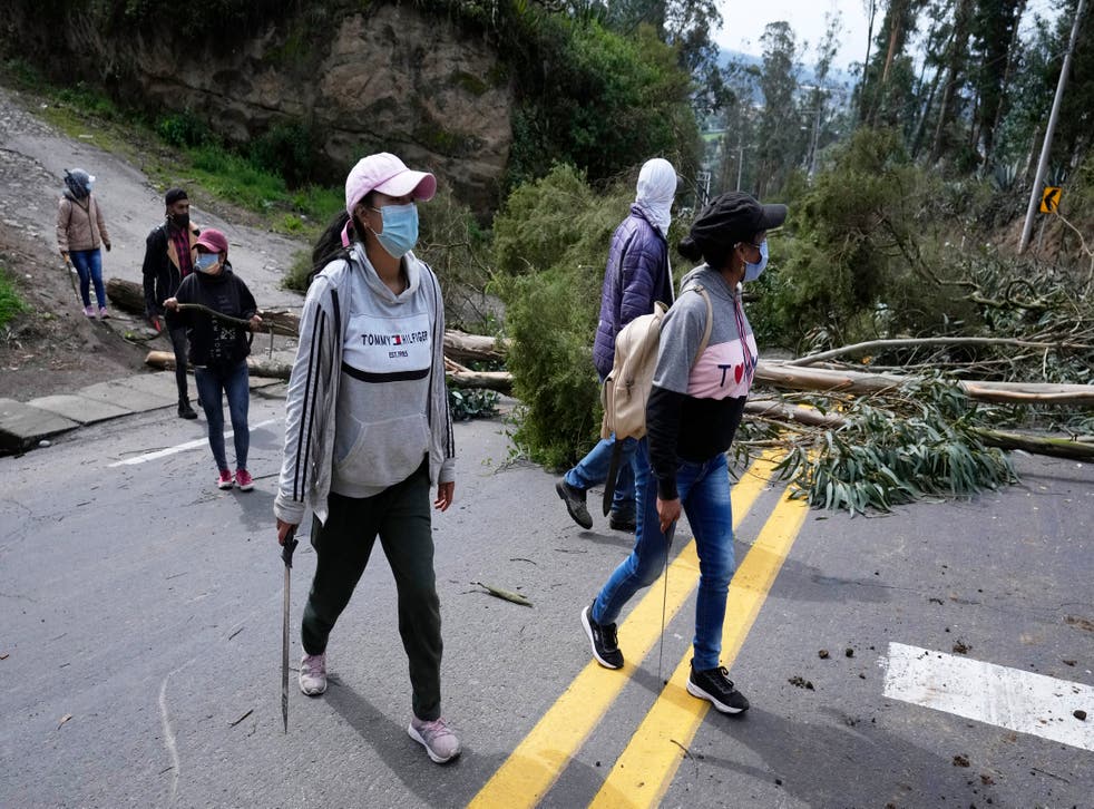 ECUADOR-HUELGA
