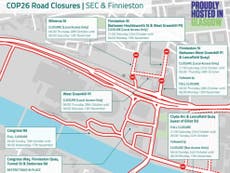 Cop26 road closures in Glasgow: How the climate summit will affect travel 