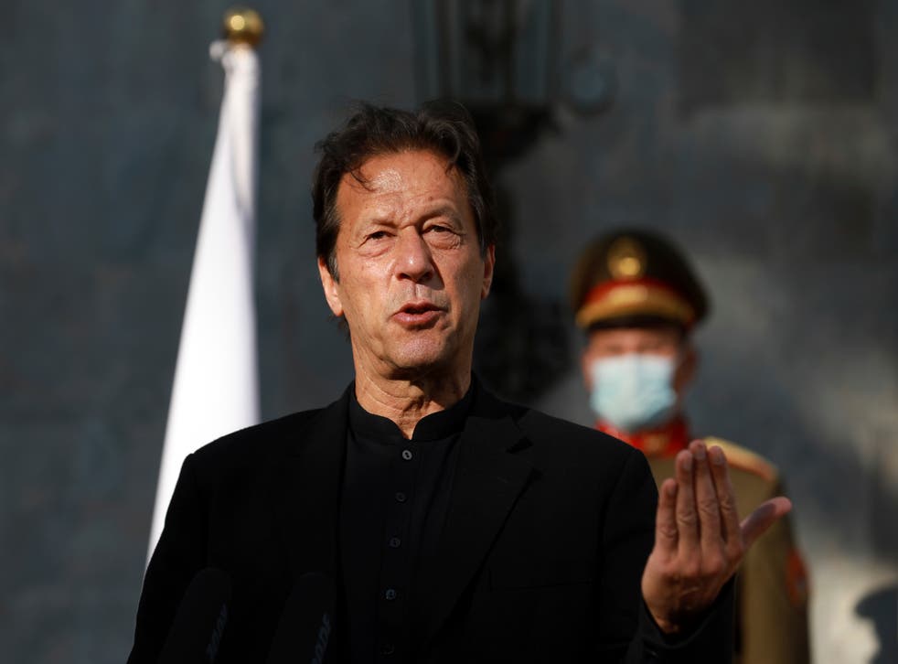<p>Pakistan prime minister Imran Khan said it was a day of shame for the country </p>