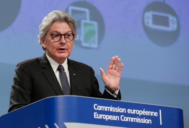 <p>Thierry Breton, the EU’s internal market commissioner</p>