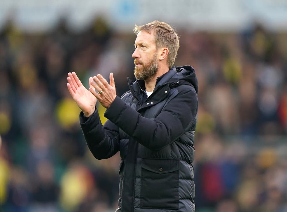 Brighton manager Graham Potter intends to get the maximum out of his squad this season (Joe Giddens/PA)
