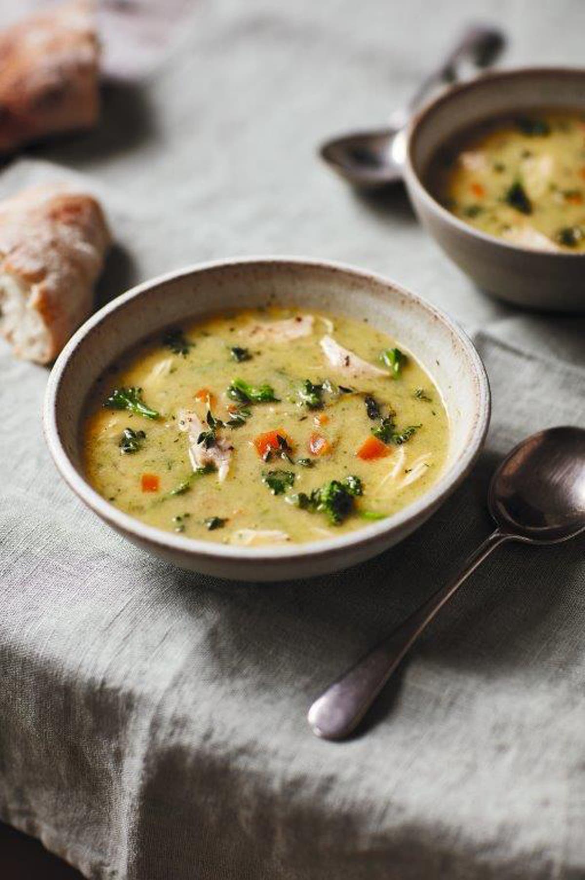 Got leftovers from your Sunday roast? Whack them in this soup