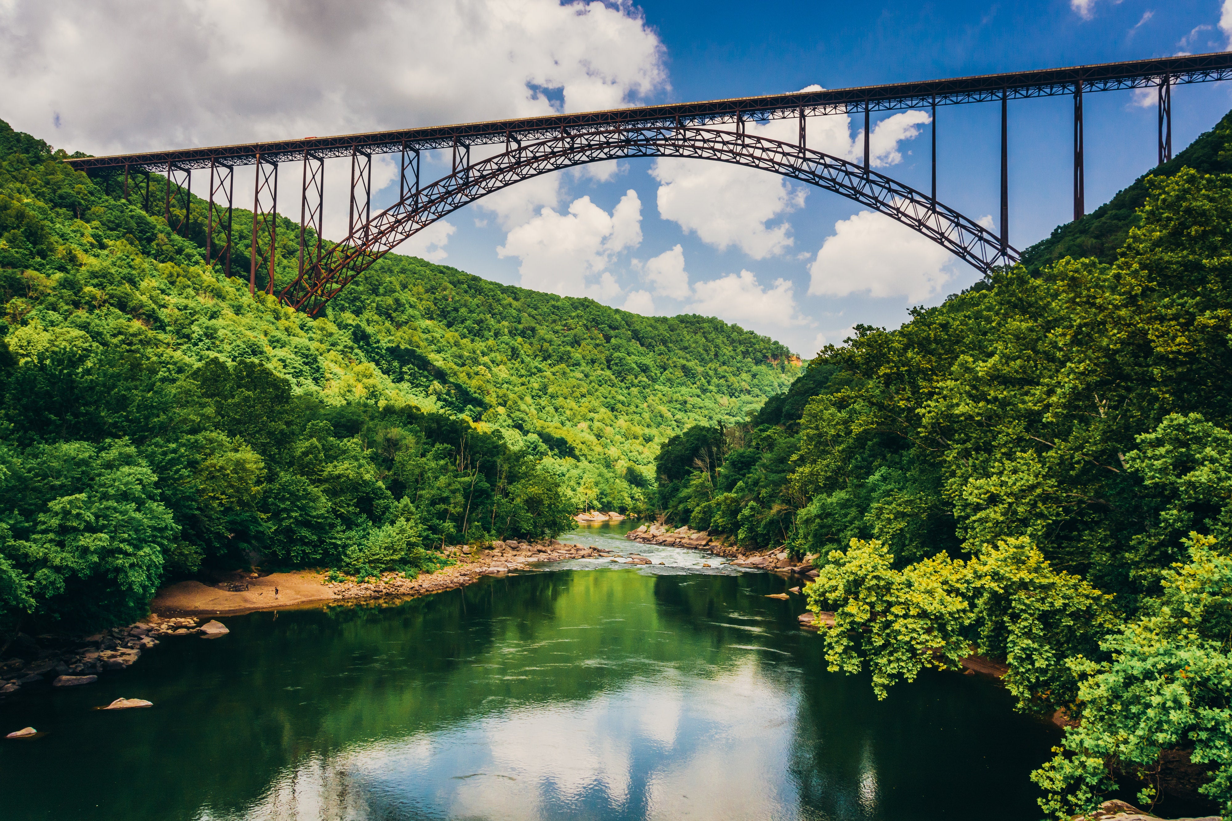 The state of West Virginia, along with the city of Atlanta, flew the flag for the US