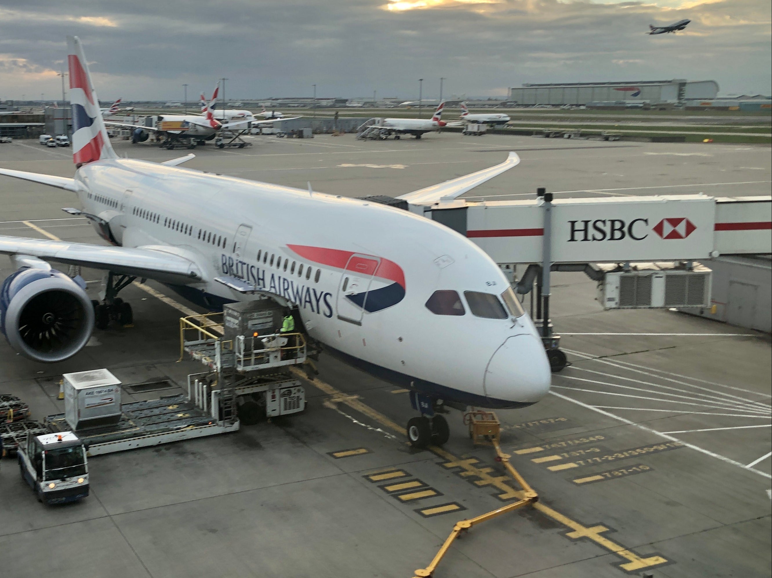 Get set: British Airways Boeing 787 at London Heathrow