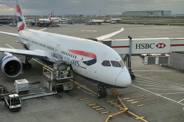 <p>Get set: British Airways Boeing 787 at London Heathrow</p>