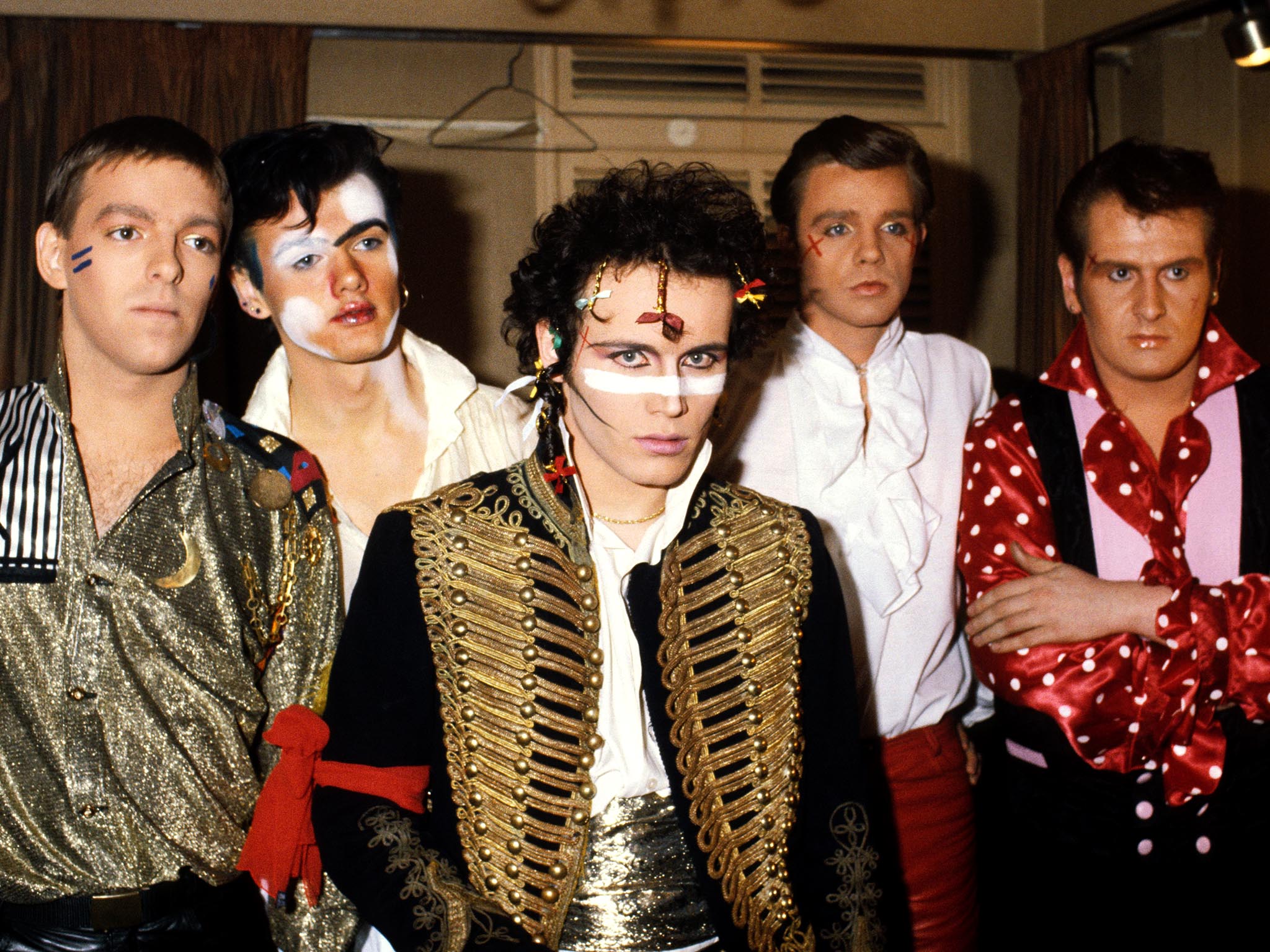 ‘Louis XIV with top buffoonery’: Adam and the Ants backstage at the Birmingham Odeon in their heyday