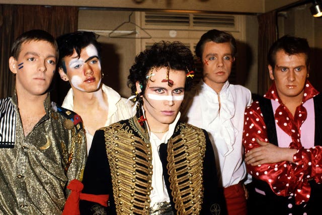 <p>‘Louis XIV with top buffoonery’: Adam and the Ants backstage at the Birmingham Odeon in their heyday</p>