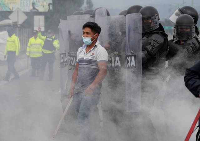 ECUADOR-HUELGA