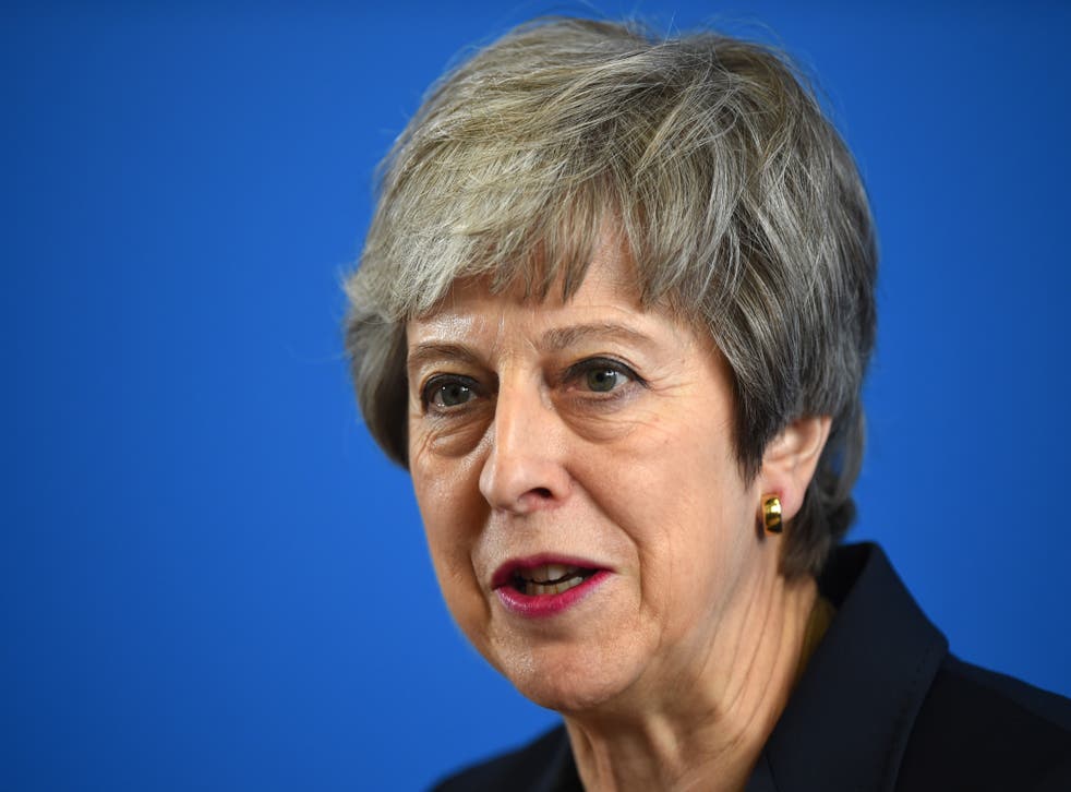 Conservative former prime minister Theresa May (Andy Buchanan/PA)