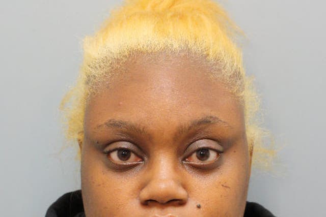 <p>Gloria Williams is pictured in her mugshot following her arrest on Tuesday </p>