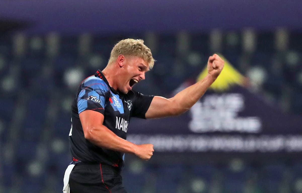 Scotland blown away by Ruben Trumpelmann in T20 World Cup loss to Namibia