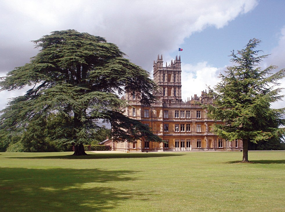 Highclere Castle, where the show was filmed