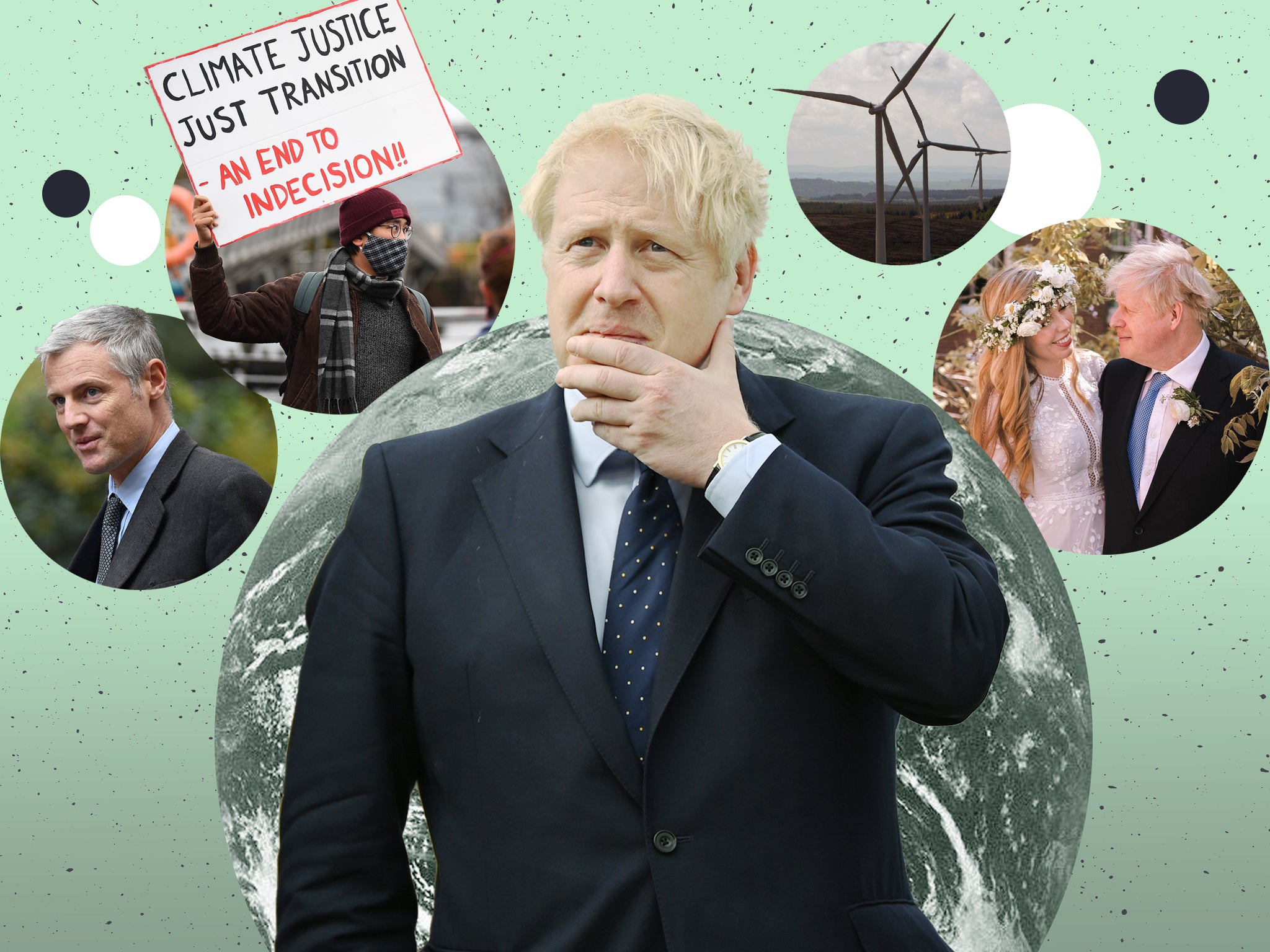 Which way is the wind blowing? Johnson follows fashion and, right now, climate action is cool