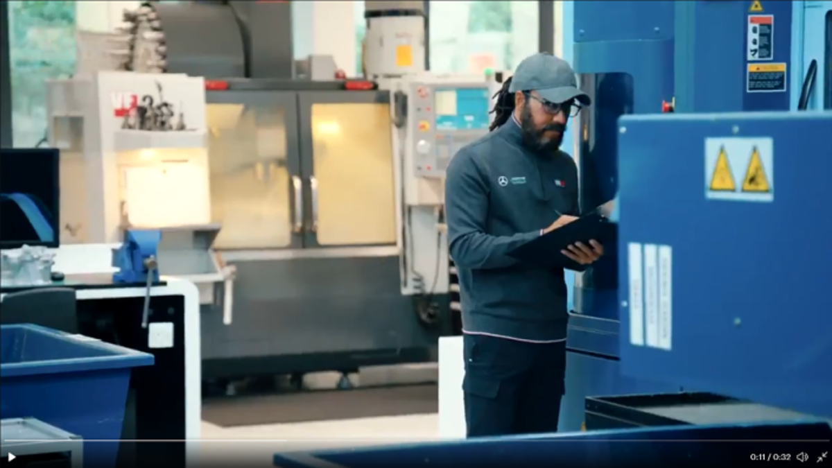 Disguised Lewis Hamilton shocks kids and delivers inspiring message on Mercedes tour