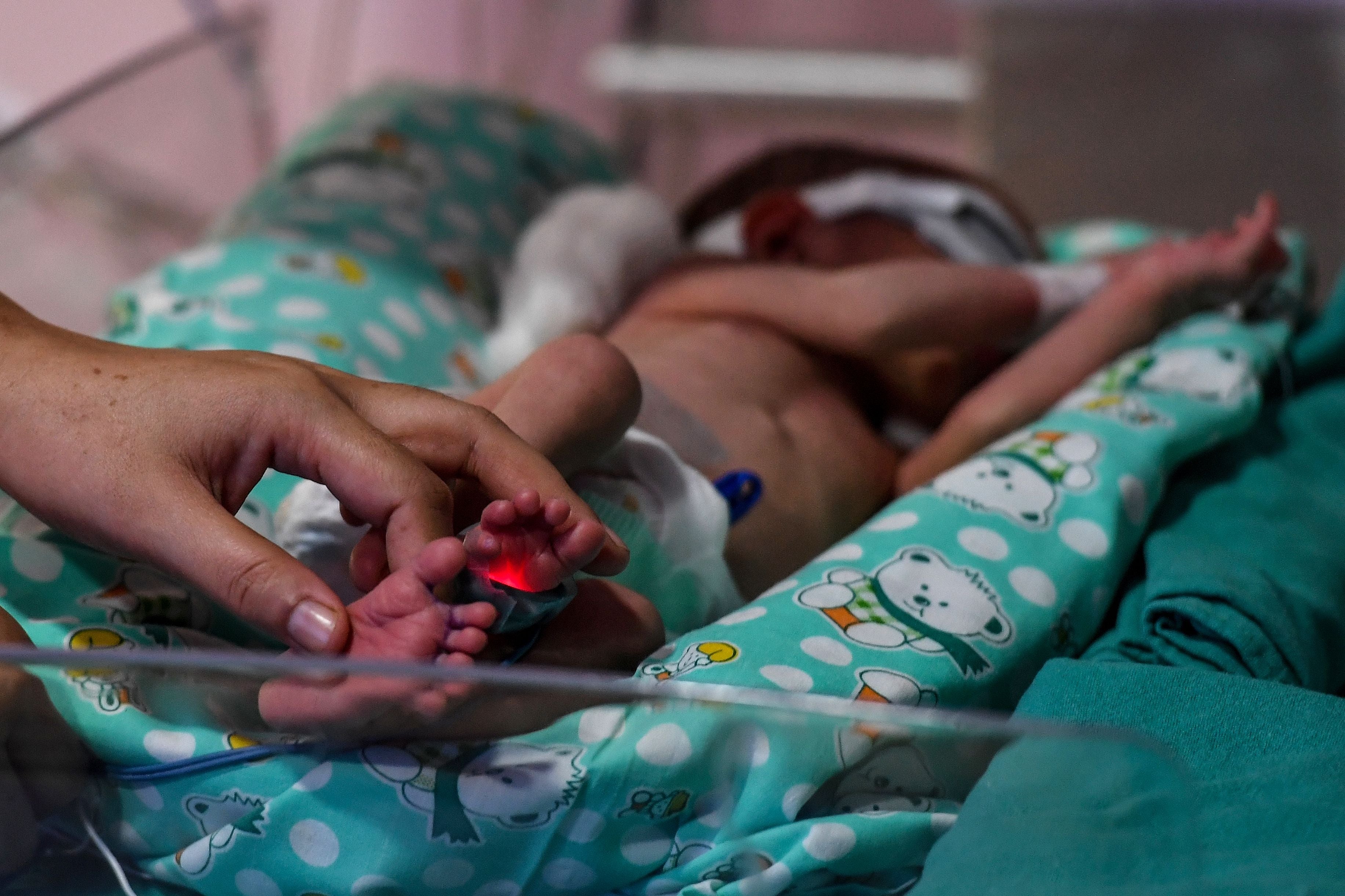 Representative: A photo of a newborn baby at the Neonatal Intensive Care Unit in Sitaram Bhartia hospital in New Delhi on 18 October 2019