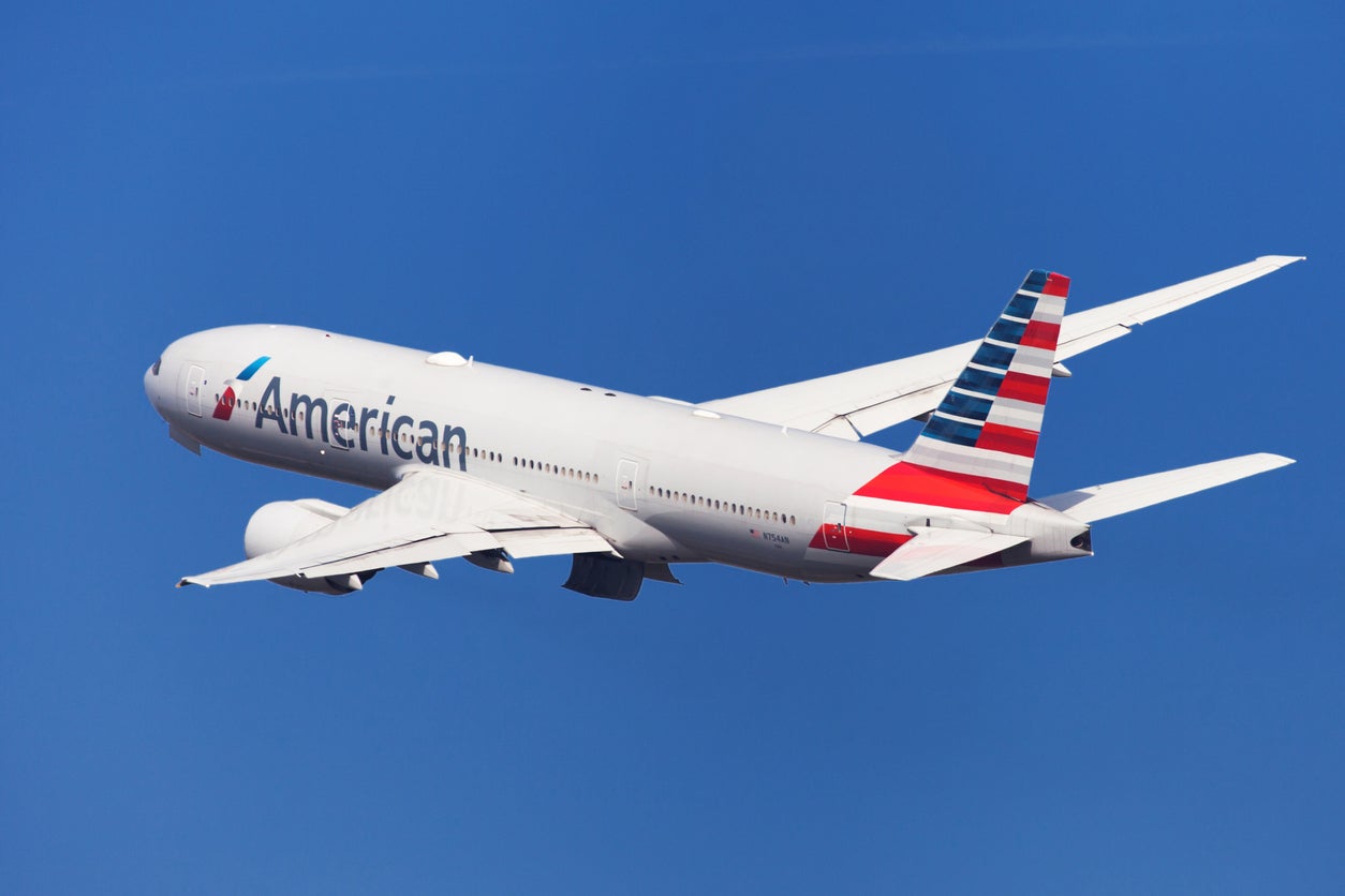 Incident occurred onboard an American Airlines flight