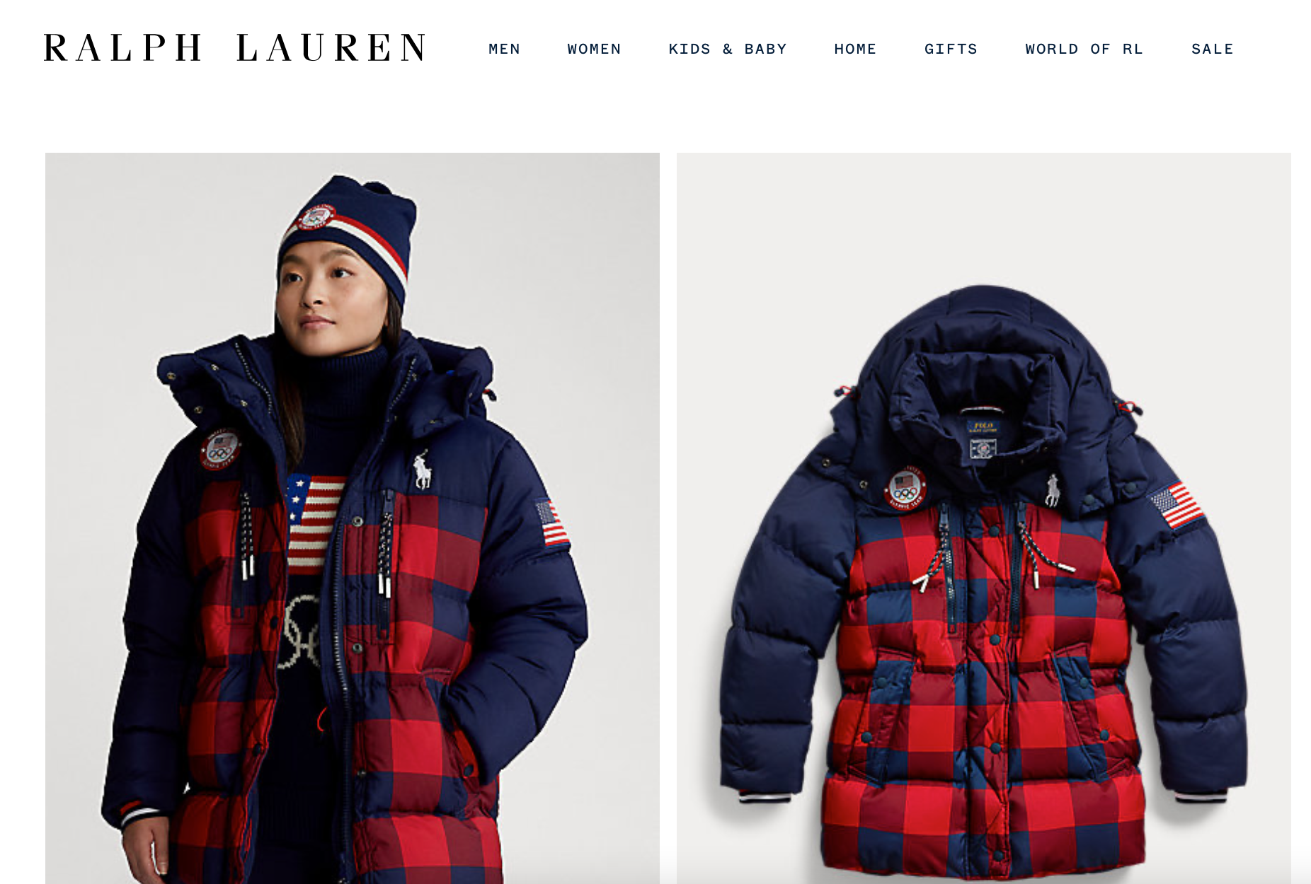 Ralph Lauren unveils Team USA outfits for Beijing Winter Olympics