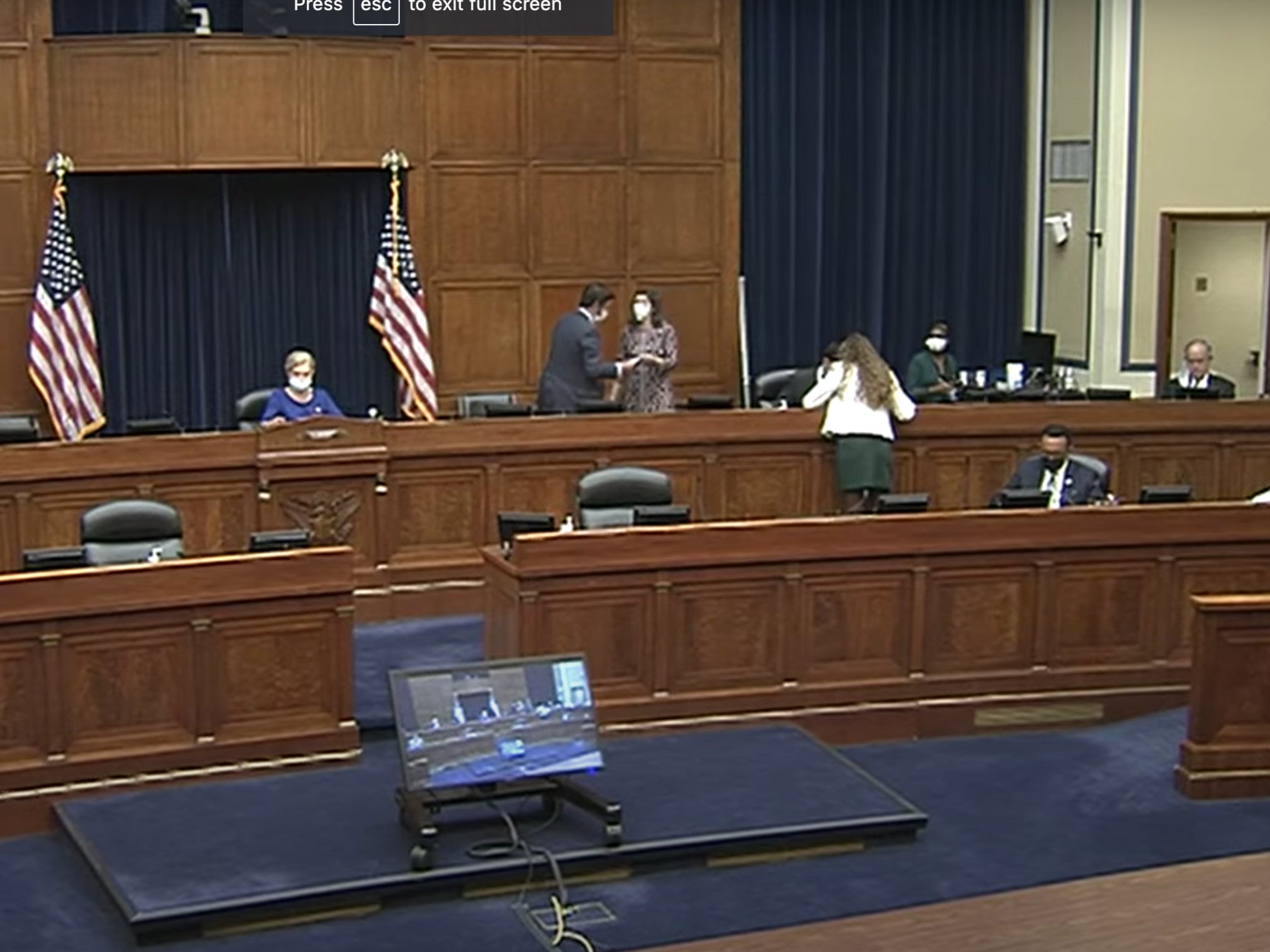 <p>A congressional hearing where oil executives testified for the first time got underway on Thursday days out from Cop26</p>