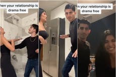 TikTok video of couple celebrating drama-free relationship emerges after he was arrested for her murder