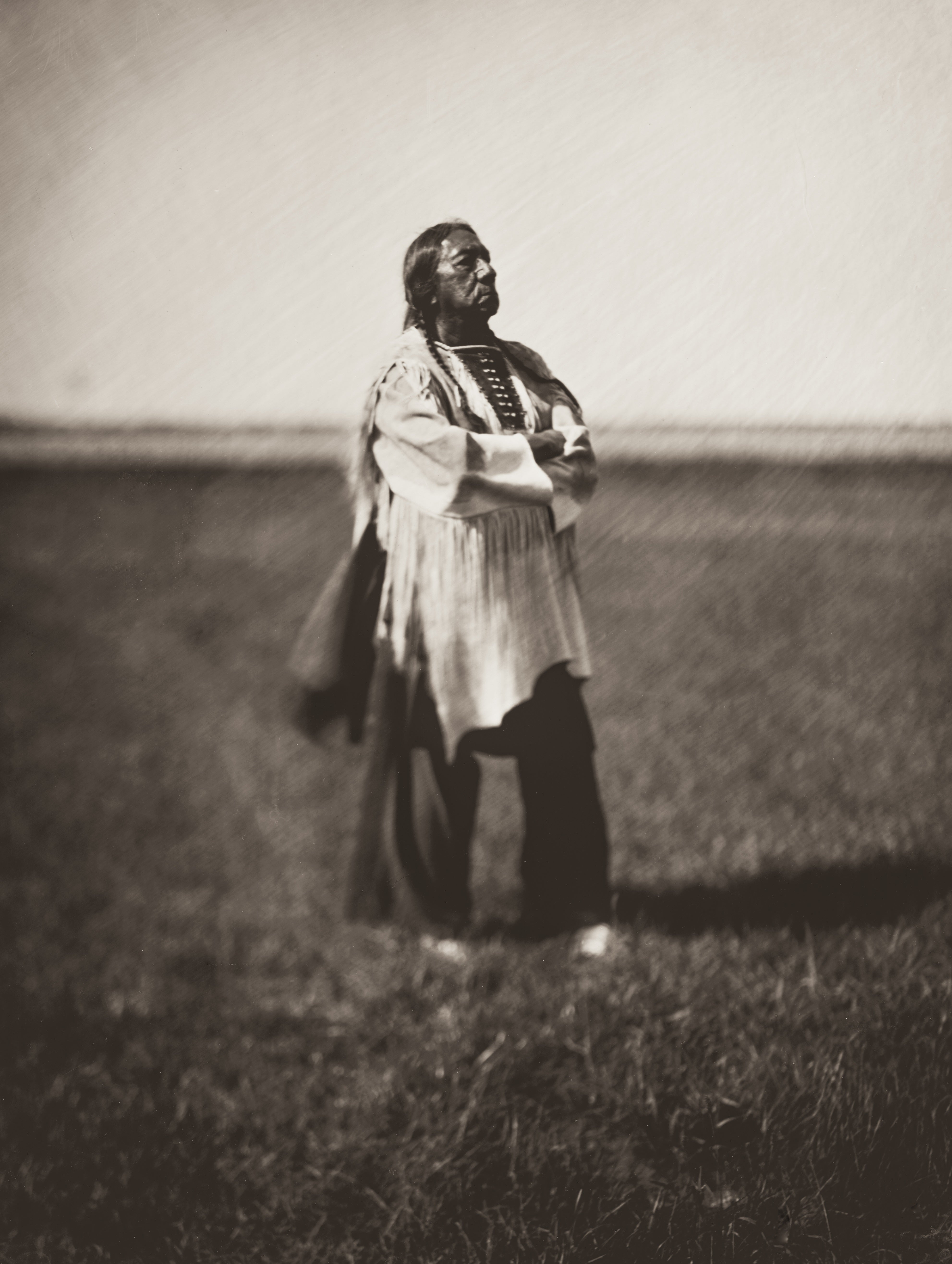 Ernie LaPointe pictured in 2014 near his home in South Dakota