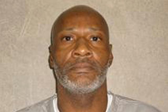<p>This undated photo provided by the Oklahoma Department of Corrections shows John Marion Grant. A federal appeals court has granted a stay of execution for two Oklahoma inmates who were scheduled to receive lethal injections in the coming weeks. A three-member panel of the U.S. Court of Appeals for the 10th Circuit issued the stays Wednesday, Oct. 27, 2021, for death row inmates John Marion Grant and Julius Jones. (Oklahoma Department of Corrections via AP)</p>