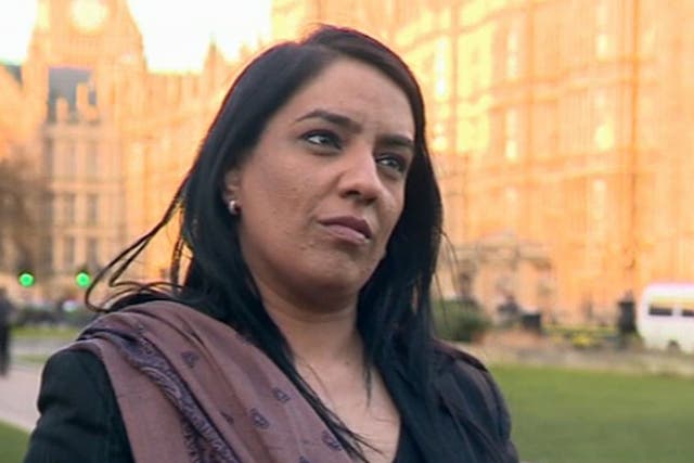 <p>Naz Shah said she had dialled 999 for the first time because she felt “an immediate firearms threat” </p>