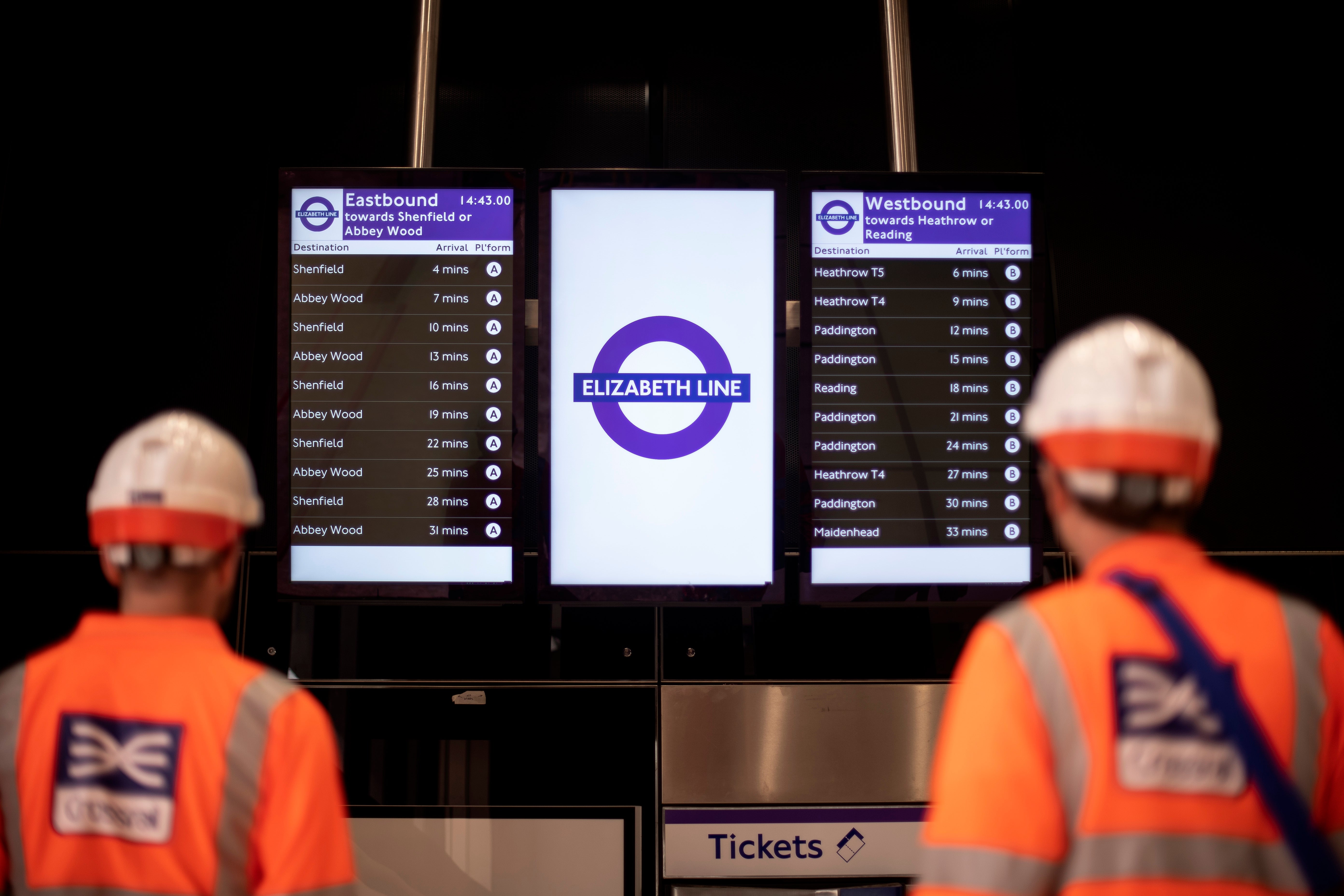 Crossrail will open this year (Victoria Jones/PA)
