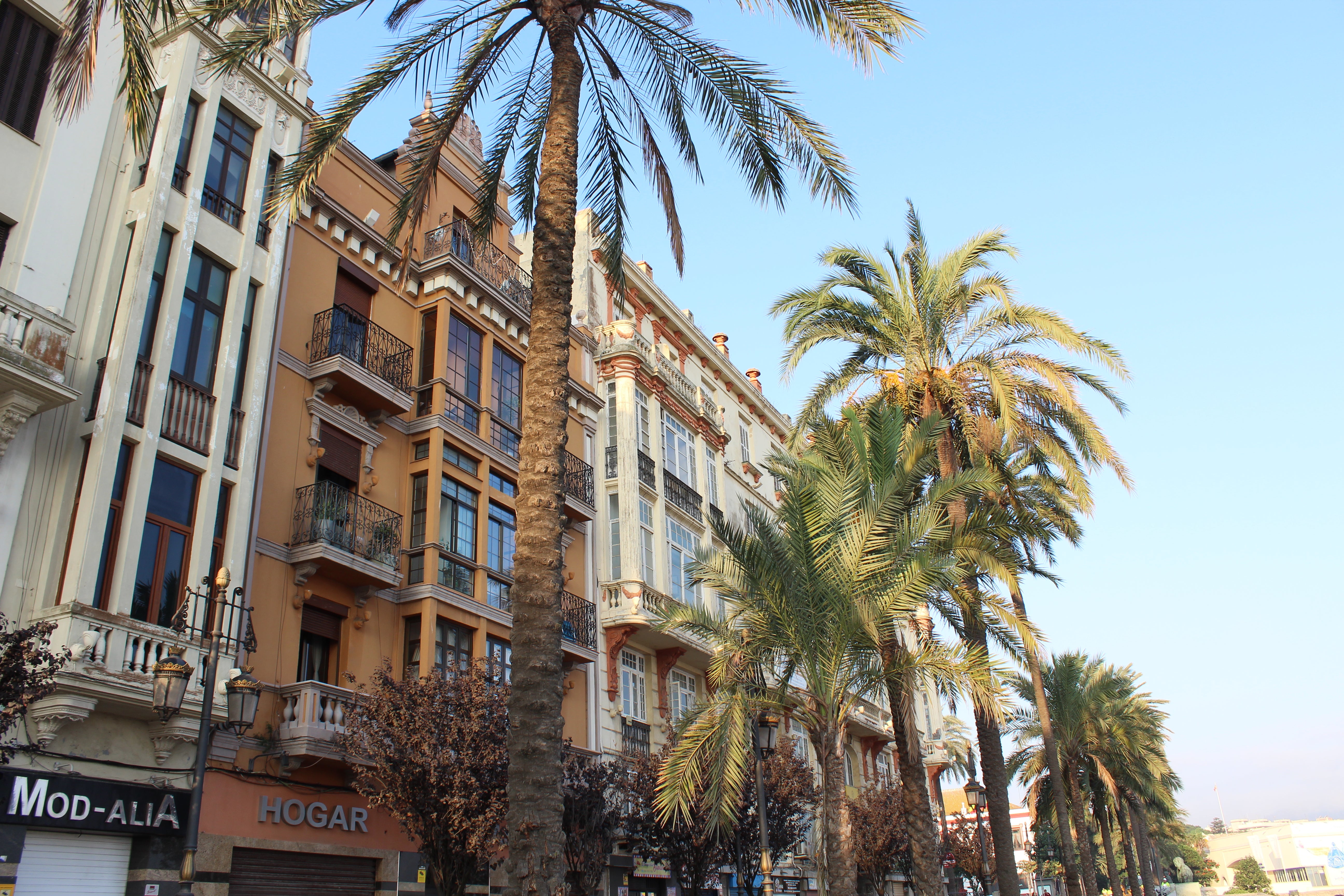 The faded seafront boulevard once had some of the most valuable commercial real estate in Ceuta