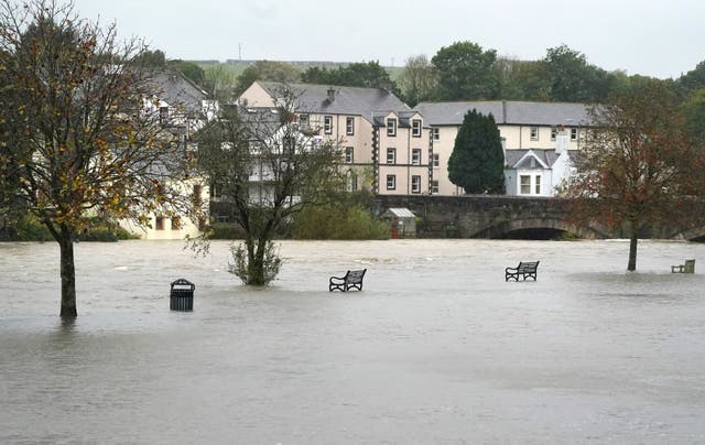 <p>Cockermouth in Cumbria experienced heavy rain fall </p>