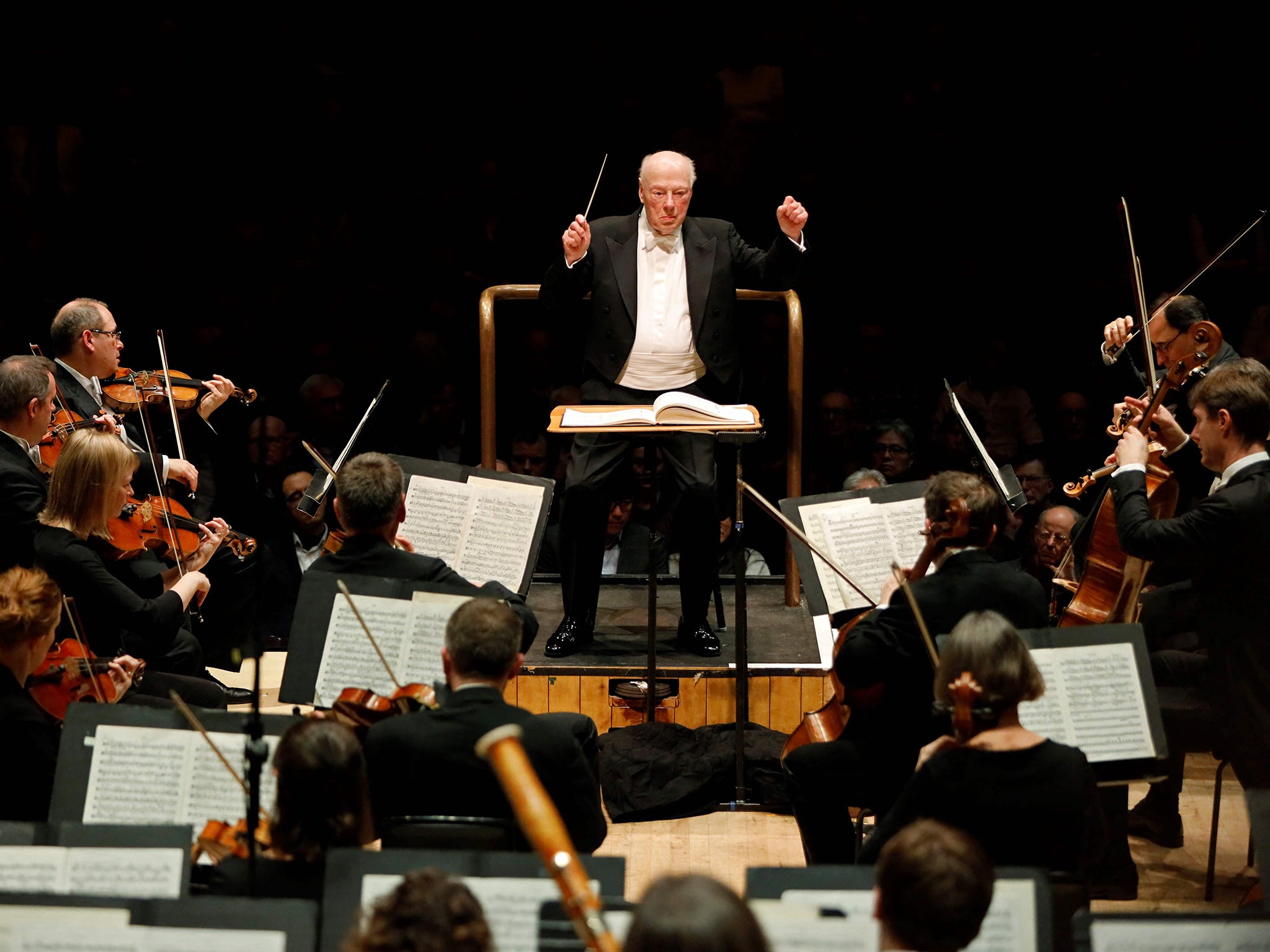 Haitink conducts the London Symphony Orchestra at his 90th birthday celebration in 2019