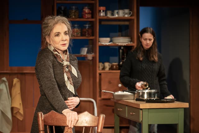 <p>Stockard Channing (left) and Rebecca Night in ‘’Night, Mother'</p>