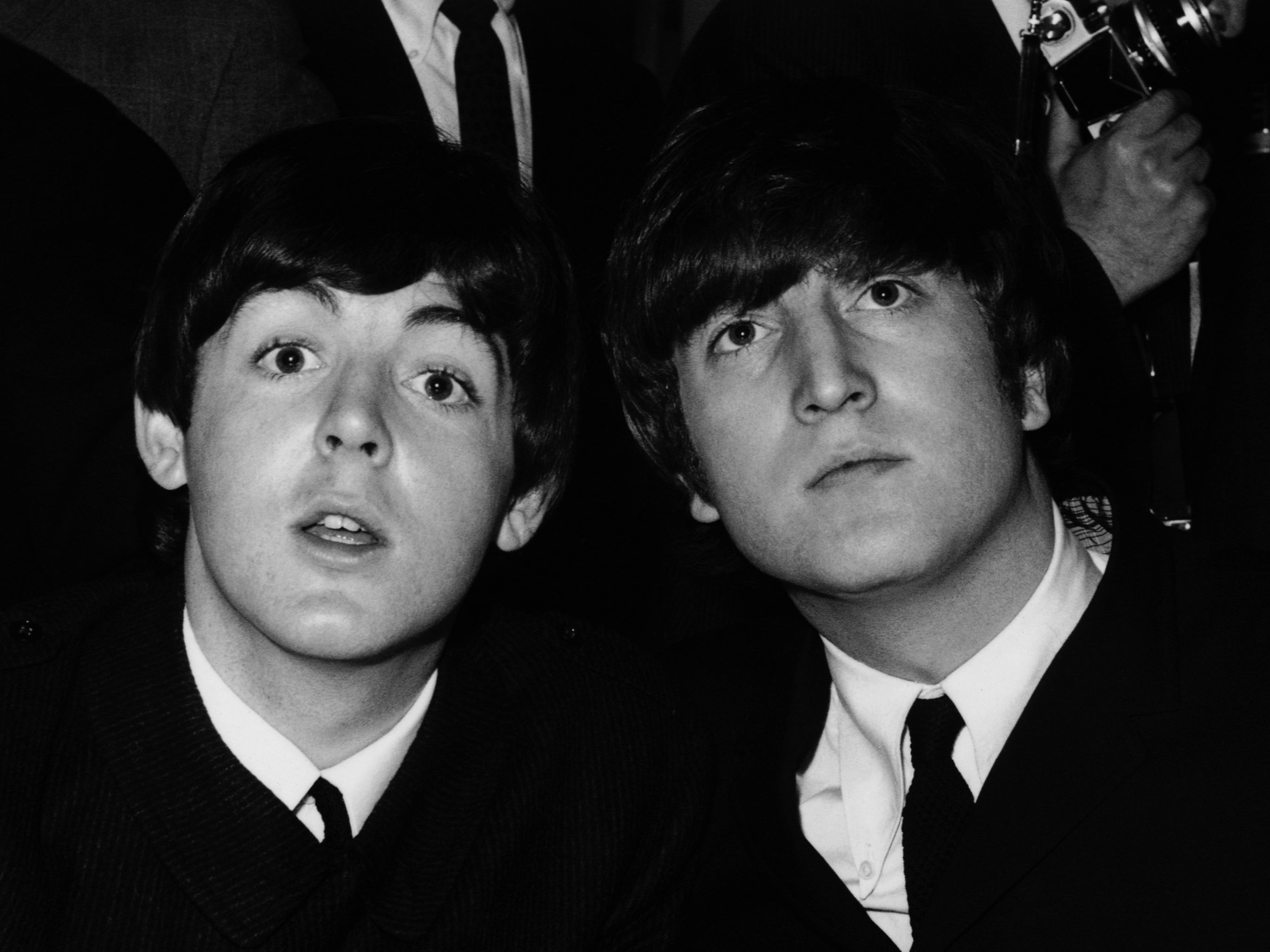 Two of us: McCartney and John Lennon in 1964