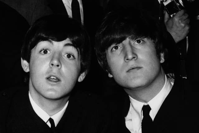 <p>Two of us: McCartney and John Lennon in 1964 </p>