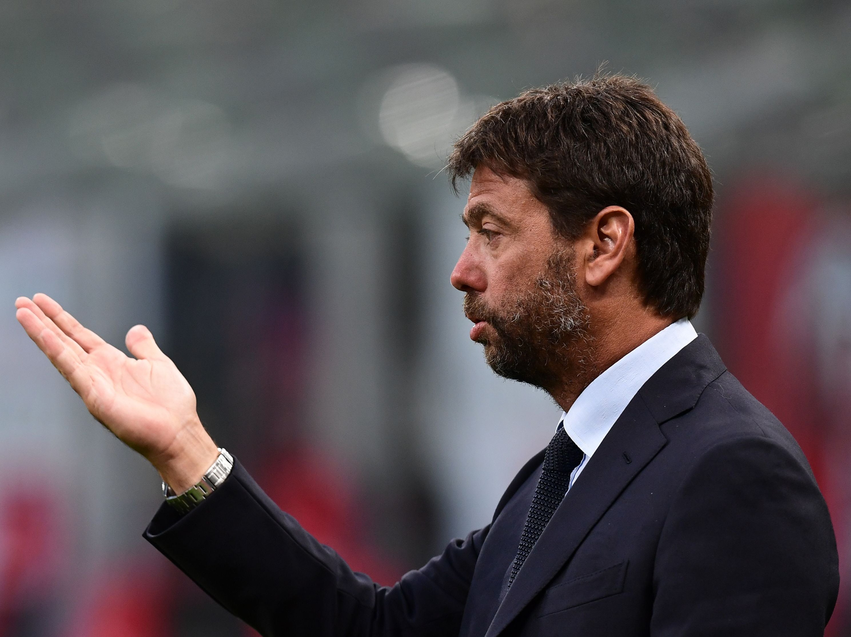 <p>Juventus president Andrea Agnelli</p>