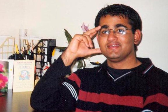 This photo provided by the Center for Constitutional Rights shows Majid Khan during his high school years in the late 1990's when he was in Baltimore