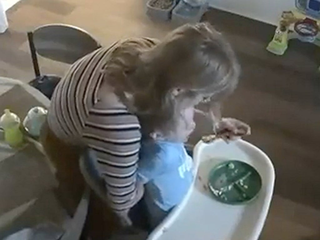 Babysitter arrested after being caught force-feeding boy on nanny cam