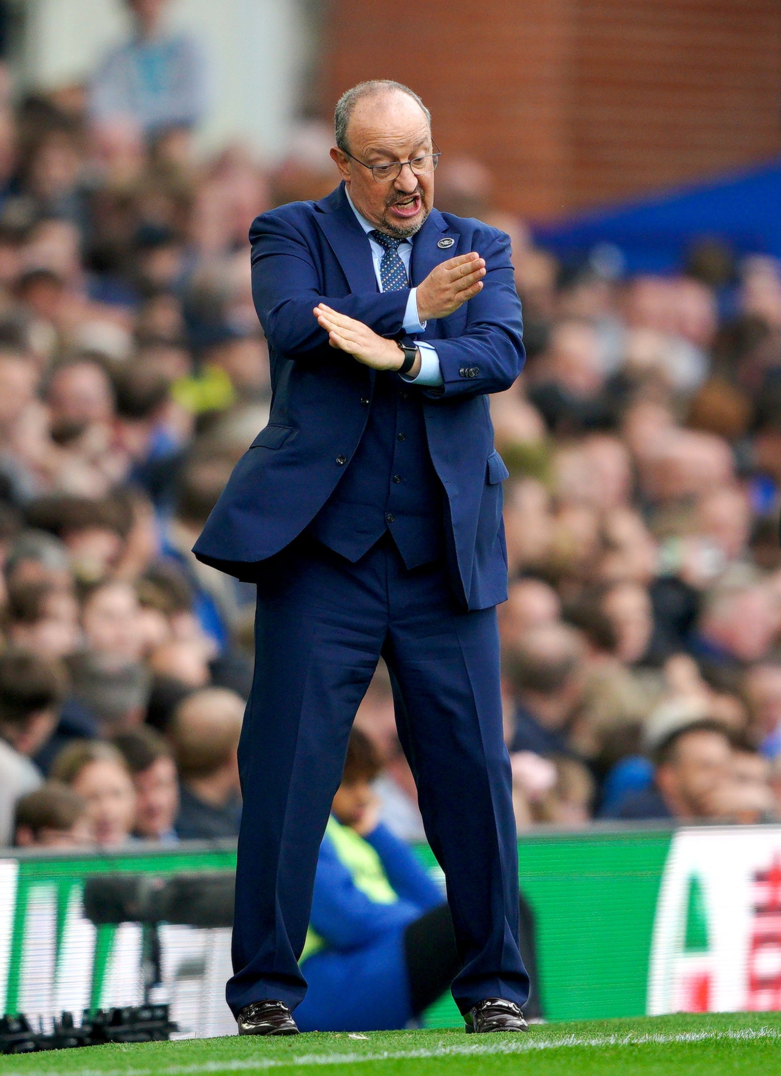 Everton manager Rafael Benitez insists he is not under additional pressure (Peter Byrne/PA)