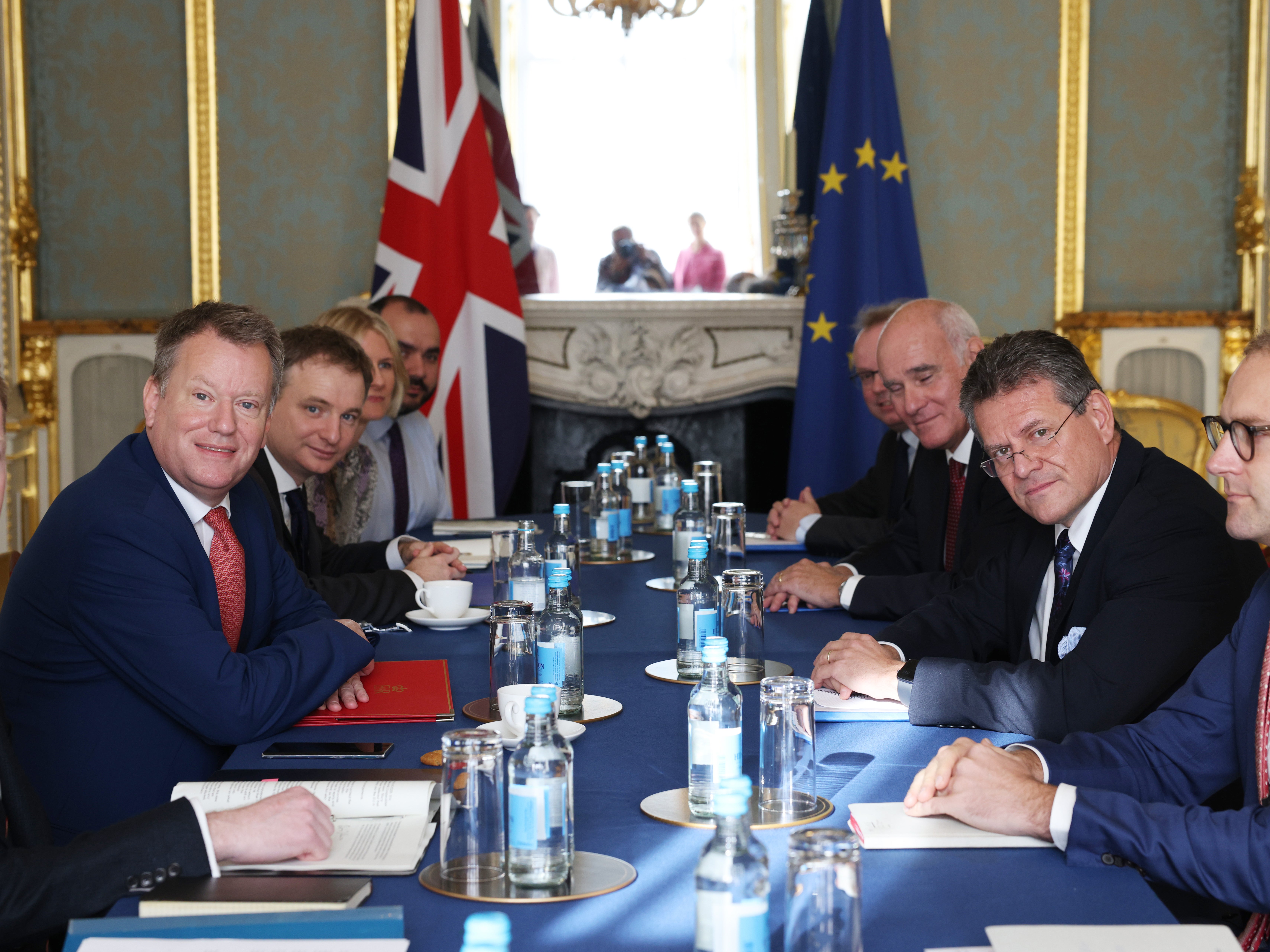 Lord Frost and Maros Sefcovic met in London’s Lancaster House on Friday