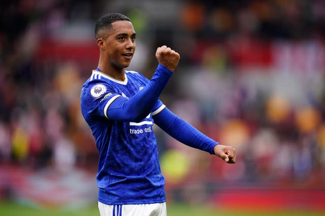 Bayern Munich are the latest to be linked with a move for Leicester’s Youri Tielemans (John Walton/PA)