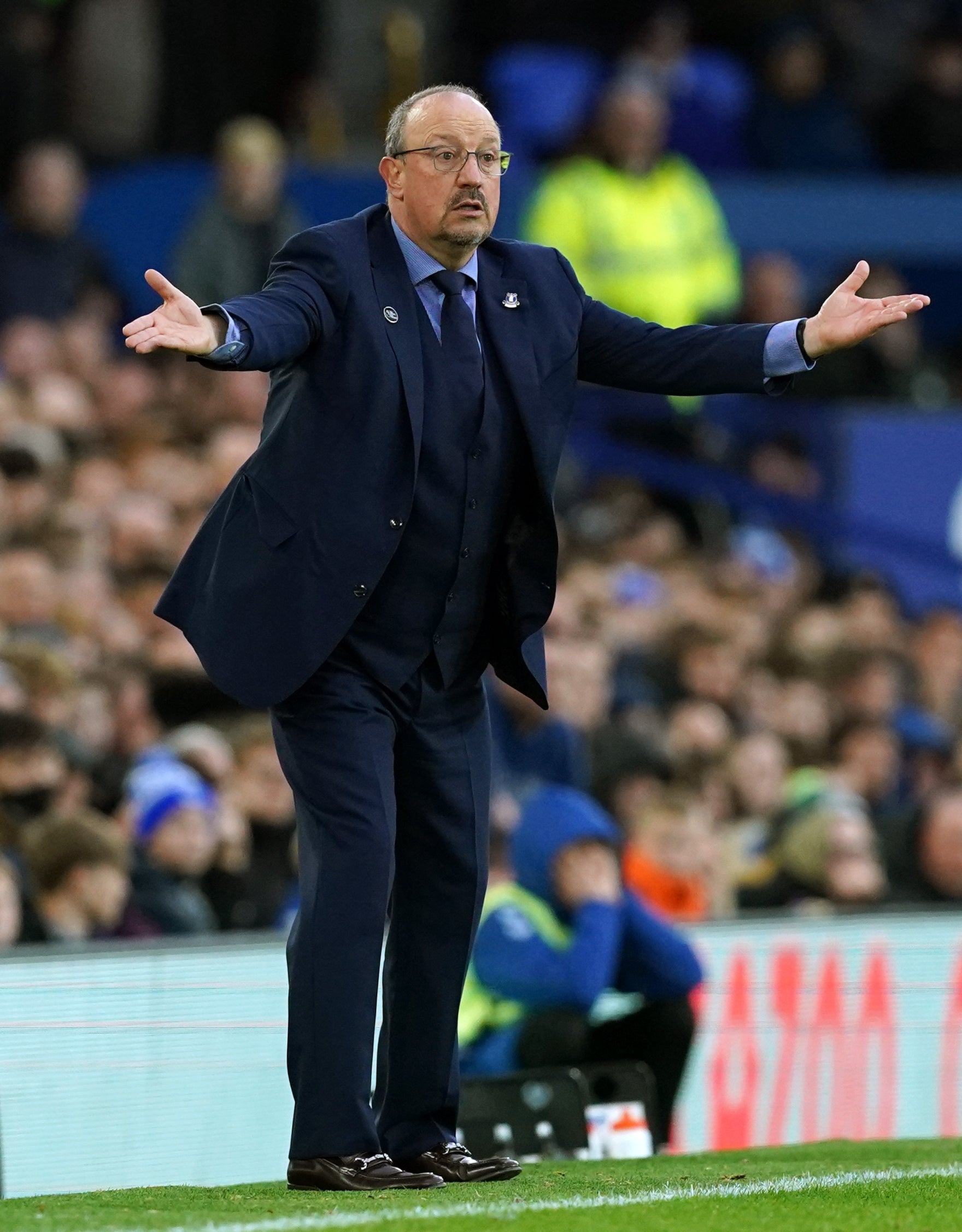 Everton manager Rafael Benitez saw his team capitulate against Watford last weekend (Martin Rickett/PA)
