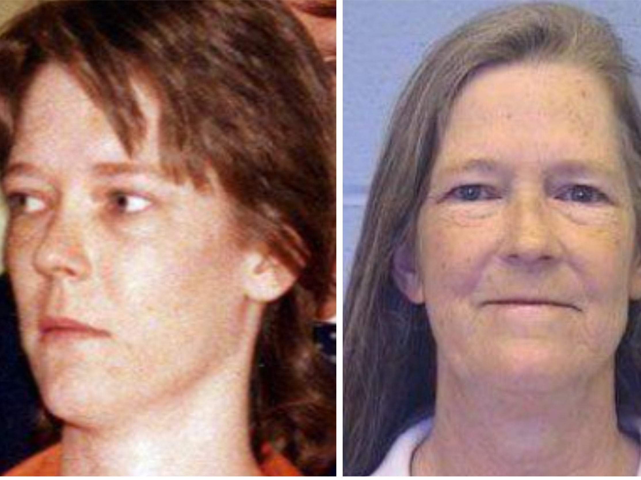 Paula Sims, who was convicted of killing two of her infant children in two separate incidents, will be released on parole. The image on the left shows Sims in 1989 after her arrest, while the image on the right is a current photo.